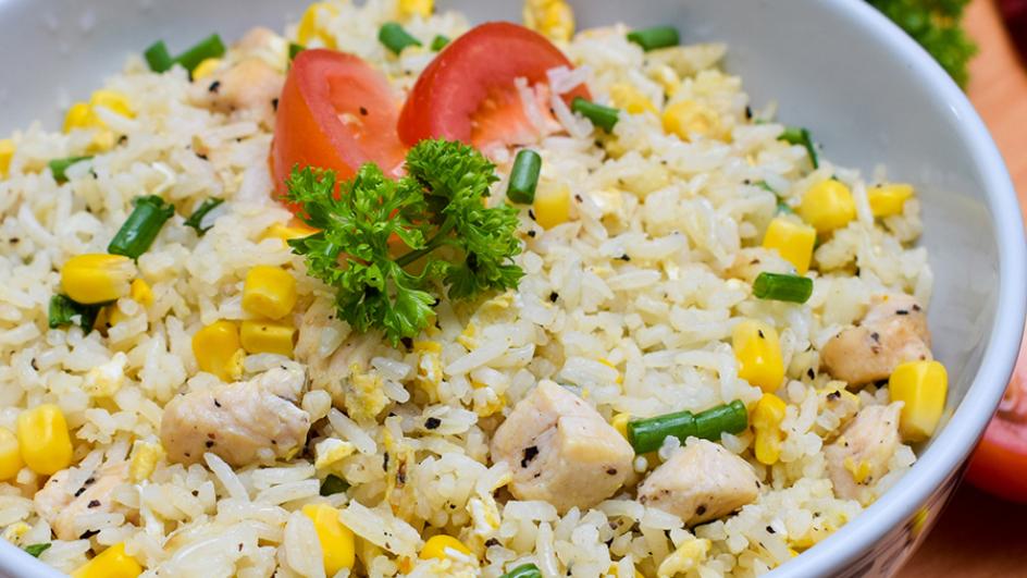 Chicken and Corn Fried Rice
