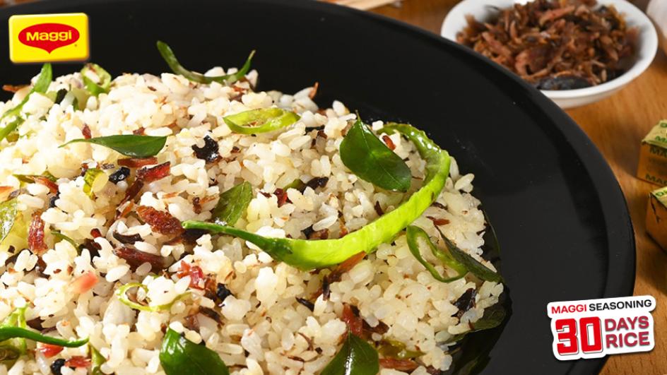 Green Chili and Maldive Fish rice