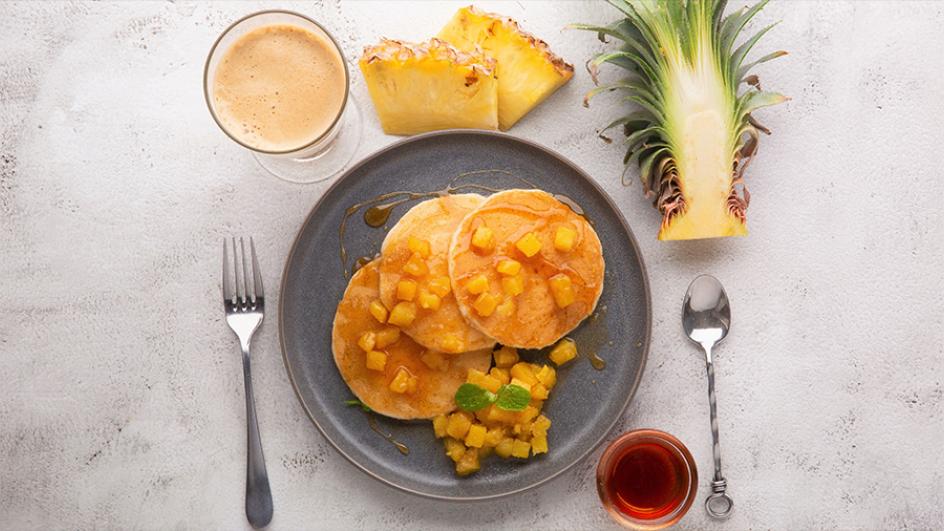 MAGGI Pancakes and Stewed Pineapples