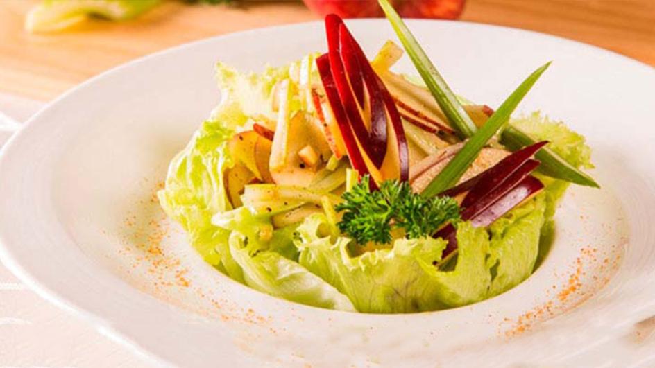 Apple & Celery Salad with Curry Vinaigrette