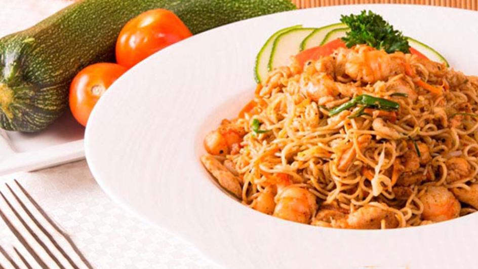 Chicken & Prawn Mongolian Noodles