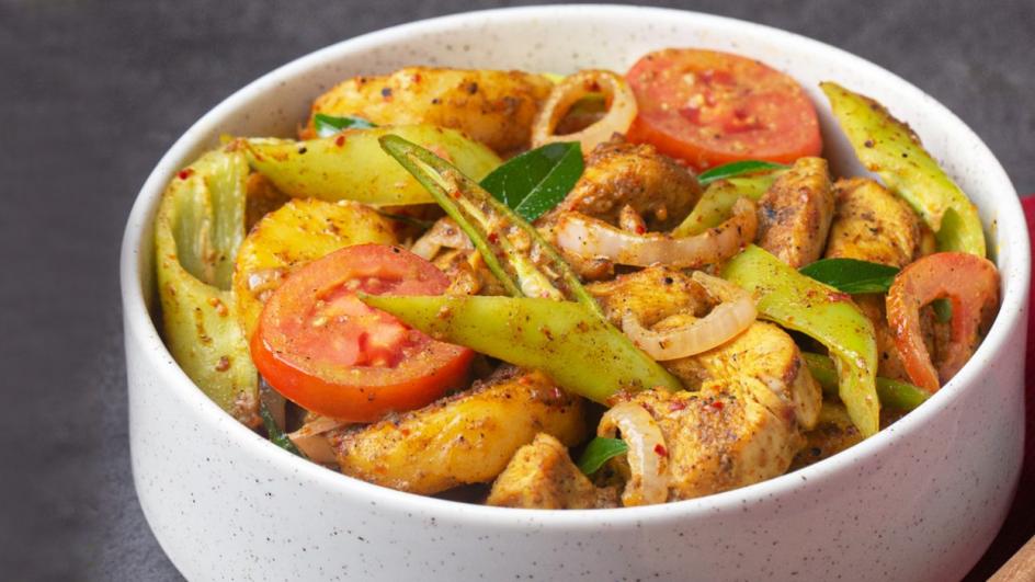 Chicken Stew With Potato Capsicum Curry