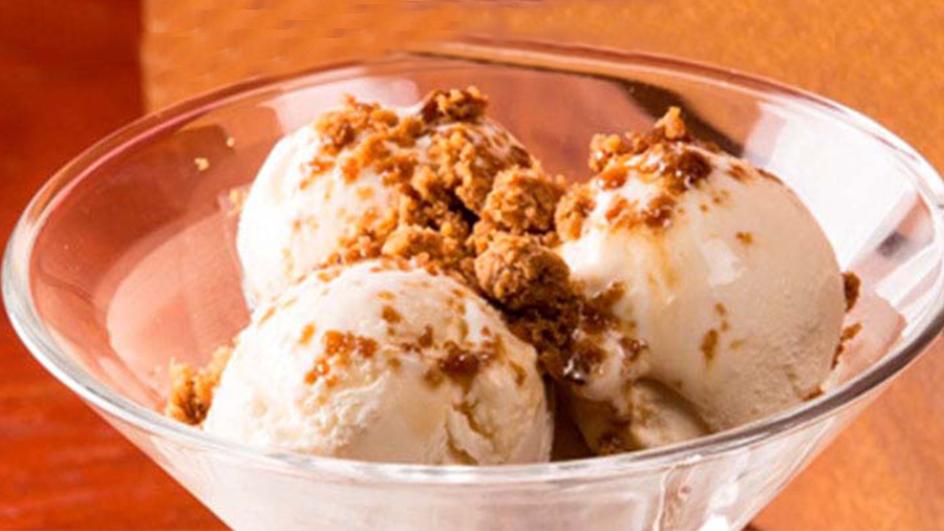 Coconut Ice Cream with Grated Jaggery