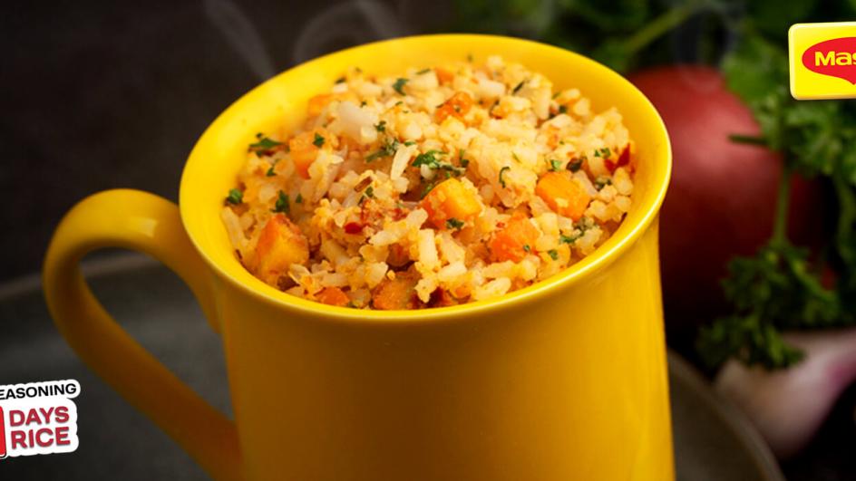 Spicy Egg and Cheese Mug fried rice