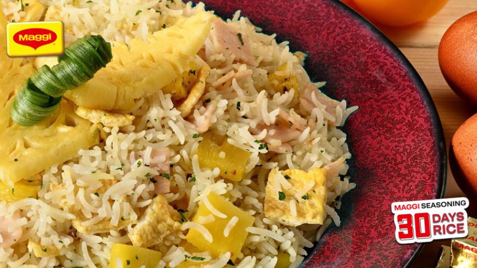 Chicken Ham and Pineapple Rice