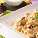 Creamy Chicken & Mushroom Noodles