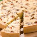 Chicken, Mushroom & Cheese Flan