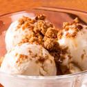 Coconut Ice Cream with Grated Jaggery