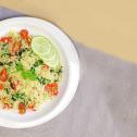 Greek styles spinach and Cherry Tomato Rice