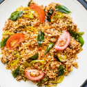 Salmon theldala Mixed rice