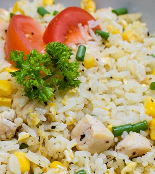 Chicken and Corn Fried Rice