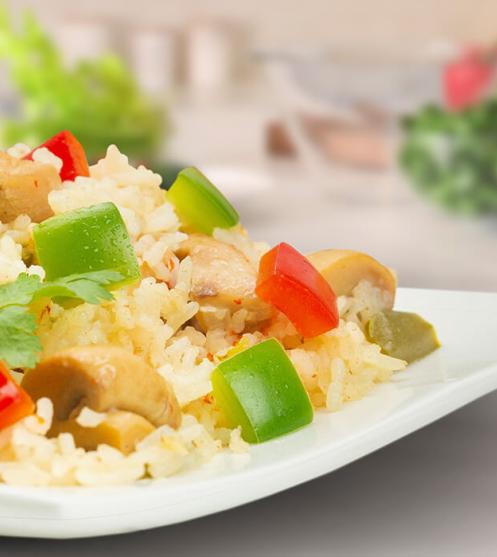 One Pot Chicken and Mushroom Rice