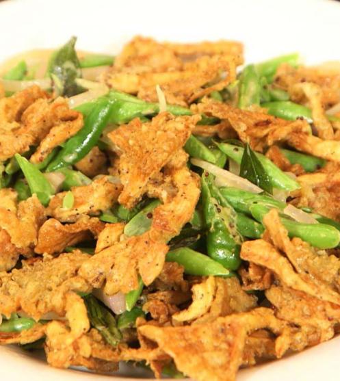 MAGGI Green Beans and Battered Mushrooms Recipe