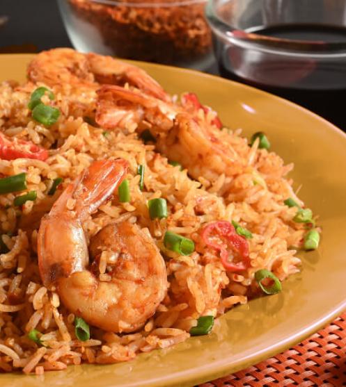 Hot garlic Prawn Rice