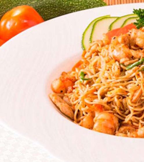 Chicken & Prawn Mongolian Noodles