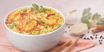 Mongolian Prawn Rice