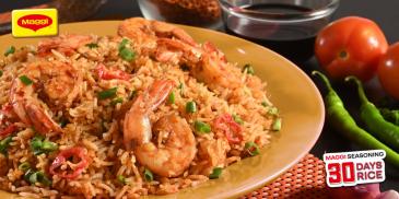 Hot garlic Prawn Rice