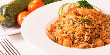 Chicken & Prawn Mongolian Noodles
