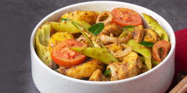 Chicken Stew With Potato Capsicum Curry