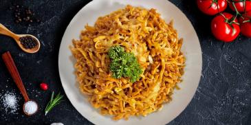 Maggi Papare Kottu Cheesy Garlic Noodles